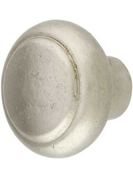 Newport Bronze 1 1/2-Inch Cabinet Knob in White Bronze.